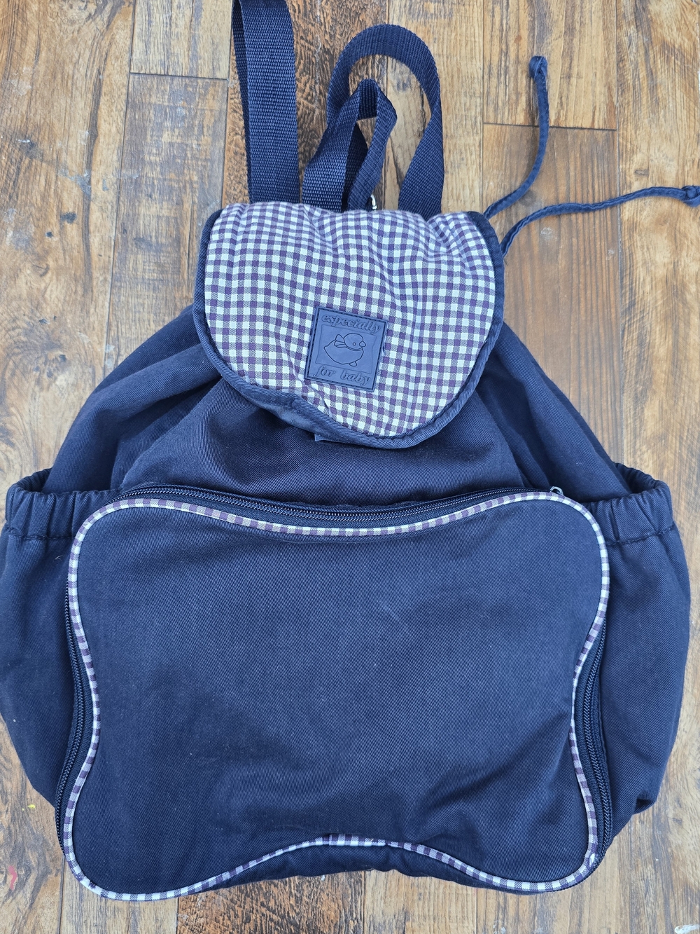 Navy blue diaper Mom Bag - Picture 1 of 14